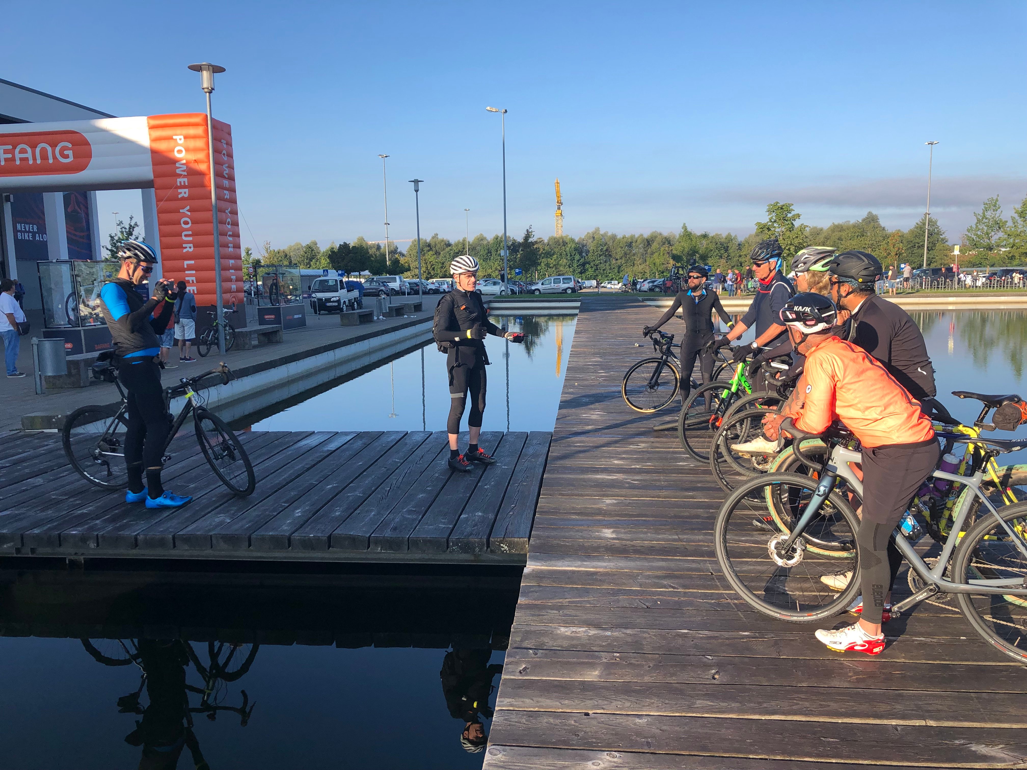 Media event organised by Shimano at Eurobike