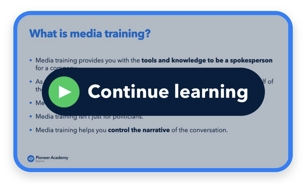 Media-training-course