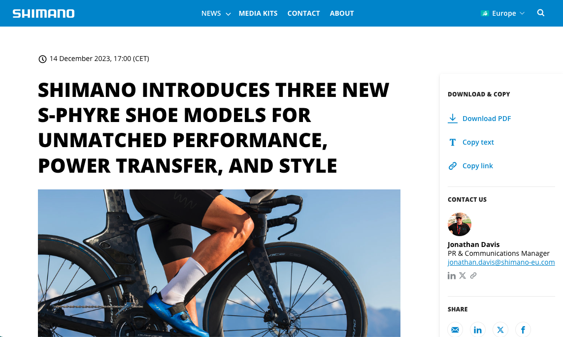 shimano-press-release