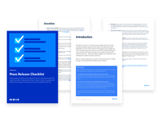 contents-pressreleasechecklist