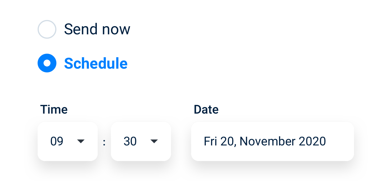 Send the right news at the right time