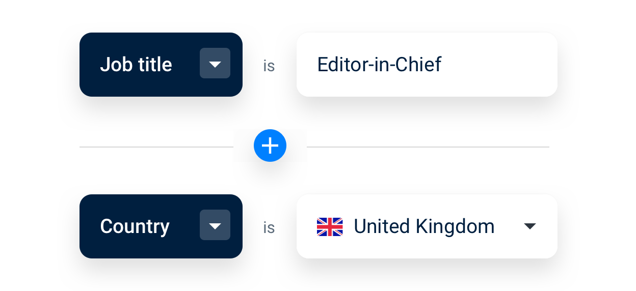 Stay organised with smart filters