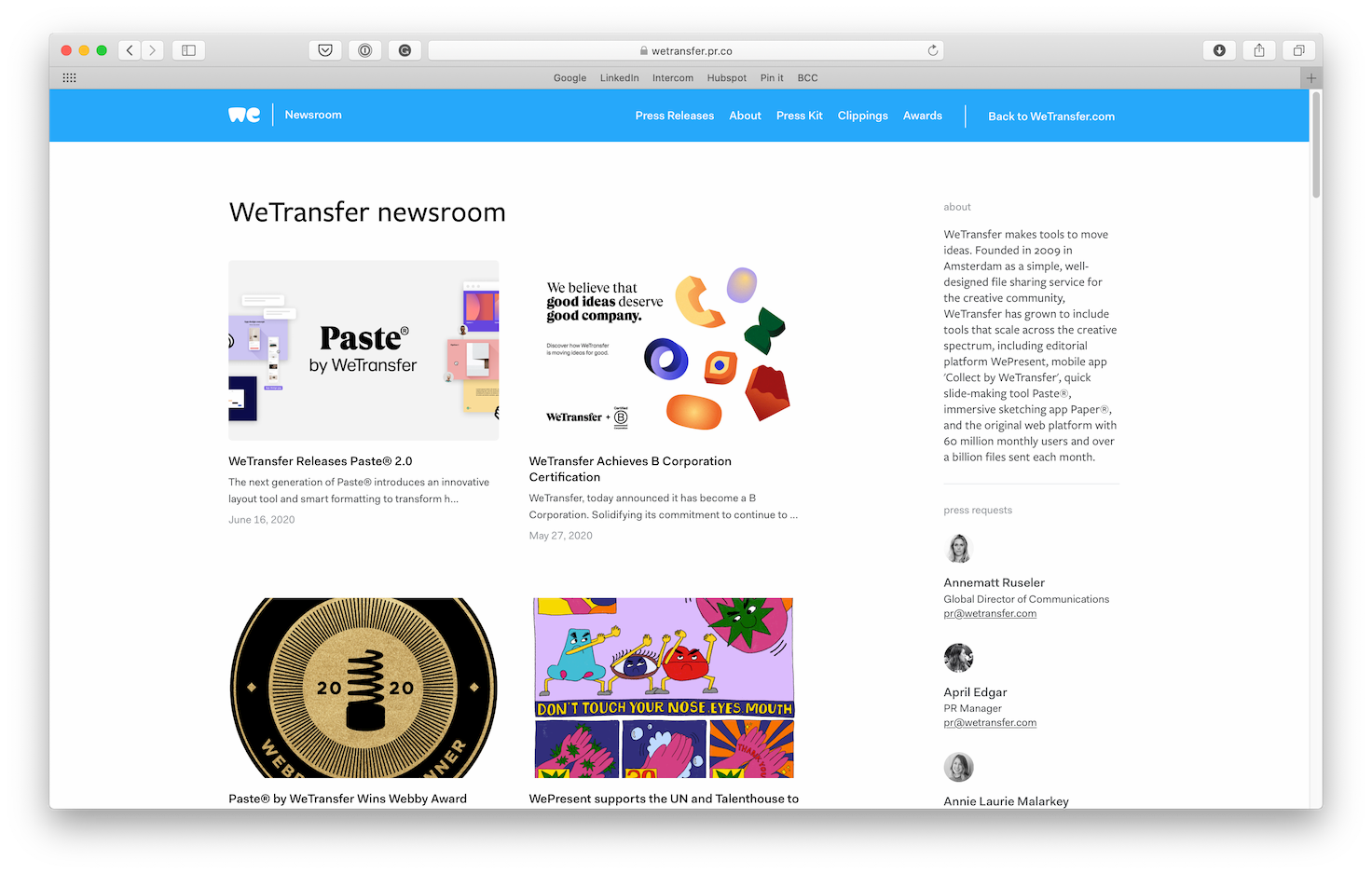 WeTransfer newsroom-2